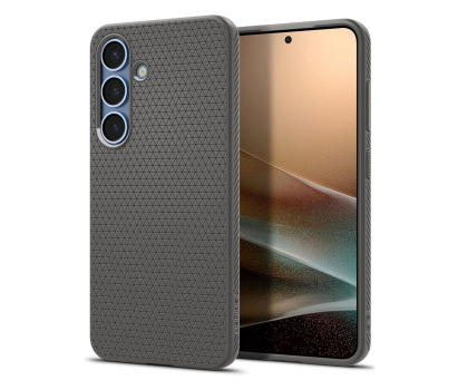 Etui / obudowa na smartfona Spigen Liquid Air do Samsung Galaxy S25 Marble Grey